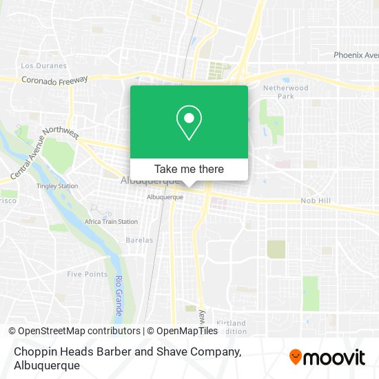 Choppin Heads Barber and Shave Company map