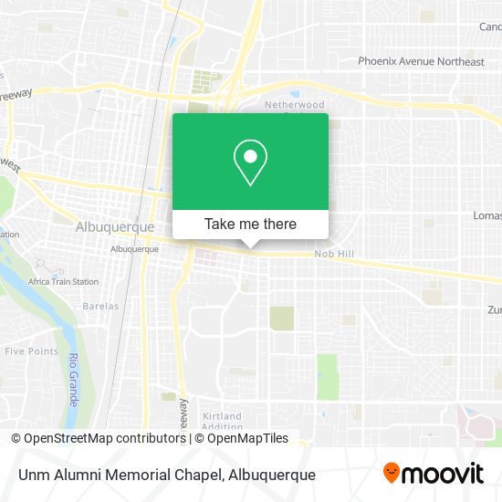 Unm Alumni Memorial Chapel map