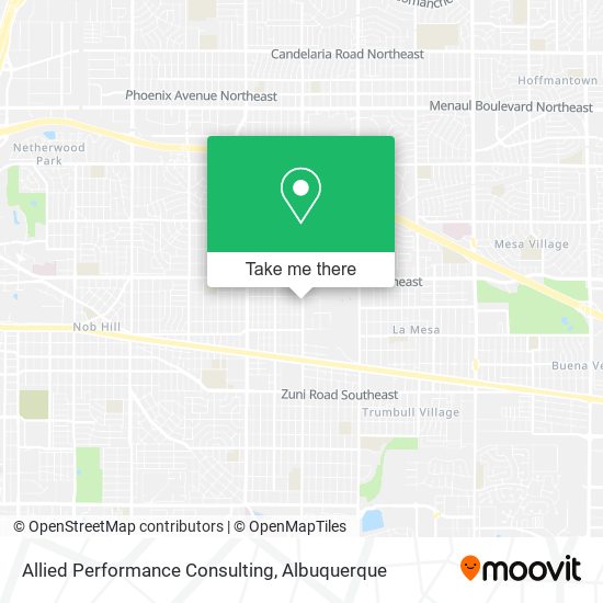 Allied Performance Consulting map