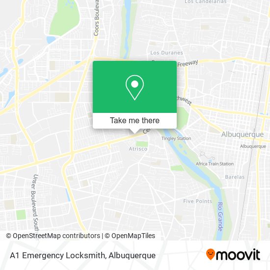 Mapa de A1 Emergency Locksmith