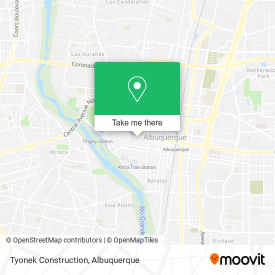 Tyonek Construction map