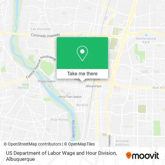 US Department of Labor Wage and Hour Division map