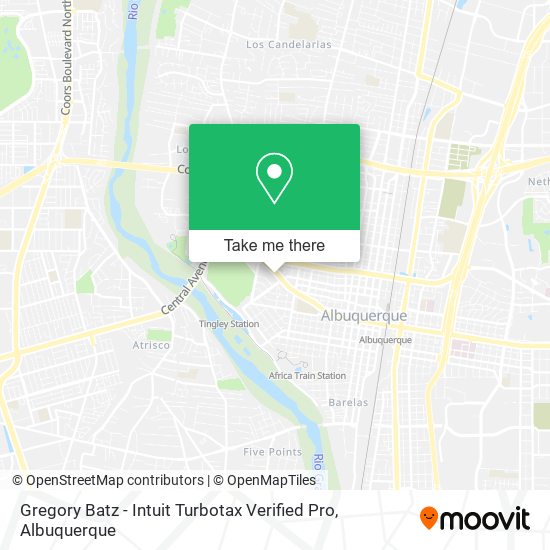 Gregory Batz - Intuit Turbotax Verified Pro map