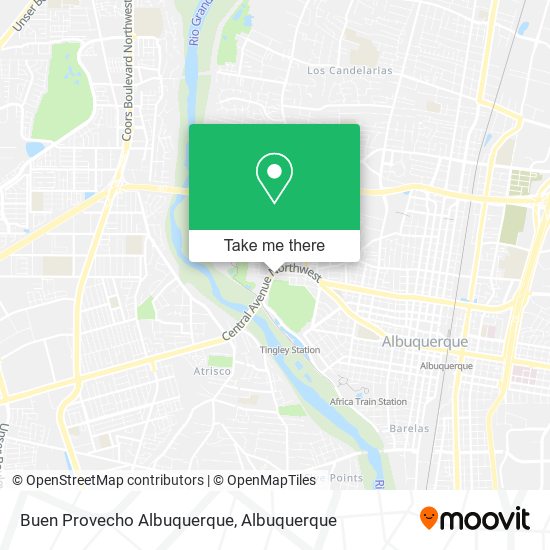 Mapa de Buen Provecho Albuquerque