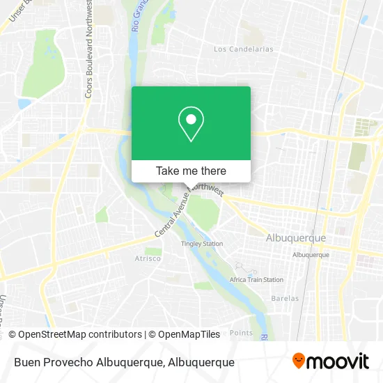 Mapa de Buen Provecho Albuquerque
