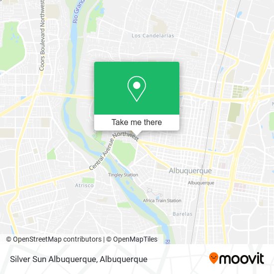 Silver Sun Albuquerque map