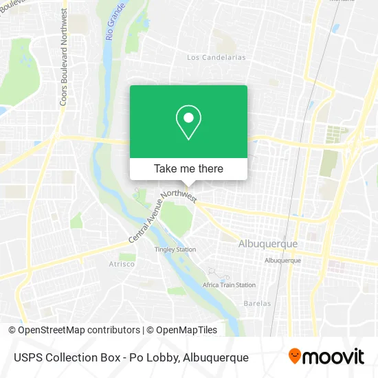 USPS Collection Box - Po Lobby map