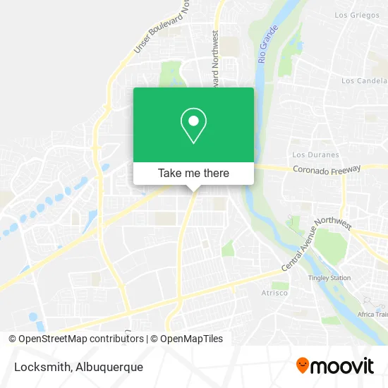 Locksmith map