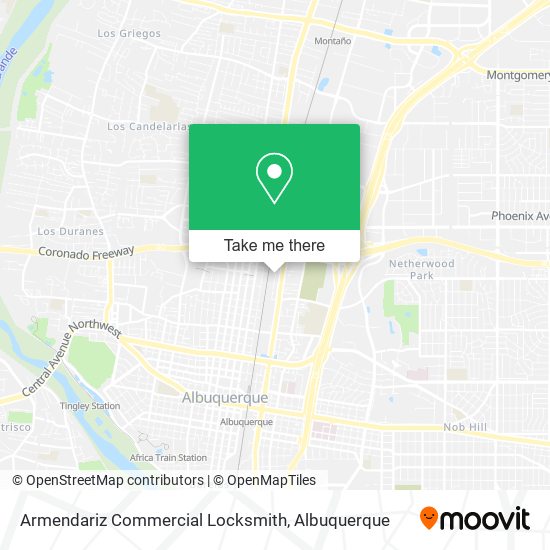 Armendariz Commercial Locksmith map