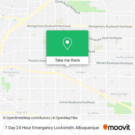 Mapa de 7 Day 24 Hour Emergency Locksmith