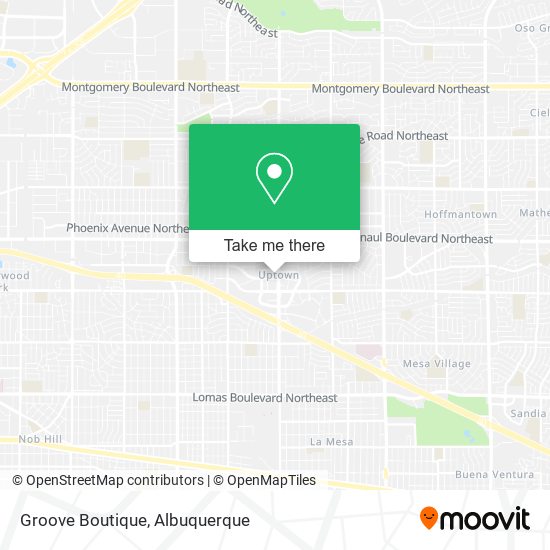 Groove Boutique map