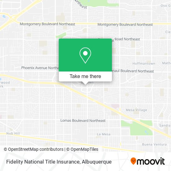 Fidelity National Title Insurance map