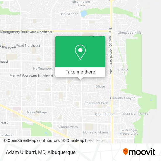 Adam Ulibarri, MD map