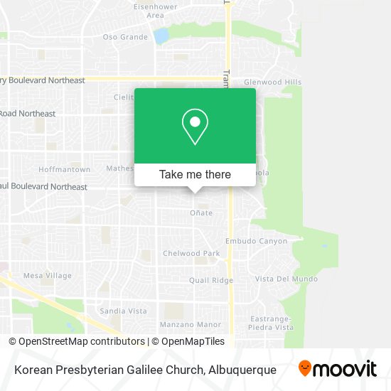 Korean Presbyterian Galilee Church map