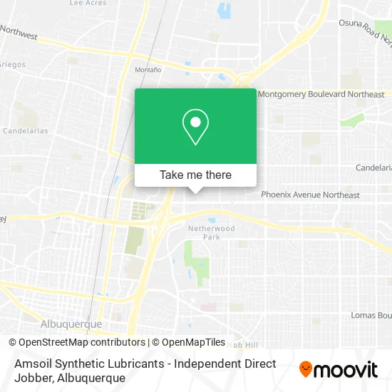 Amsoil Synthetic Lubricants - Independent Direct Jobber map