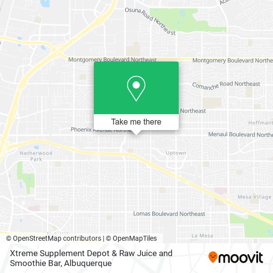 Xtreme Supplement Depot & Raw Juice and Smoothie Bar map