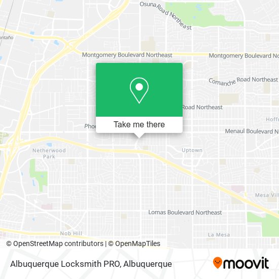 Albuquerque Locksmith PRO map