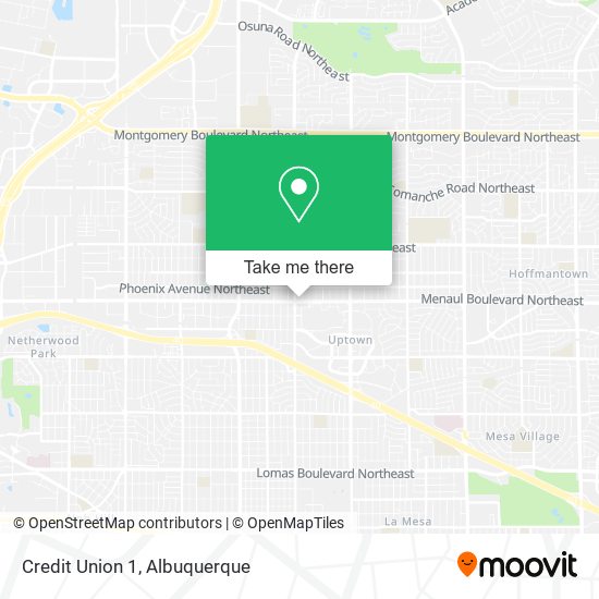 Credit Union 1 map