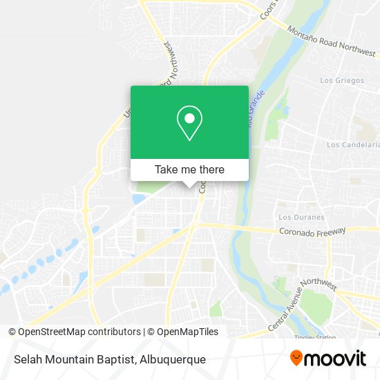 Selah Mountain Baptist map