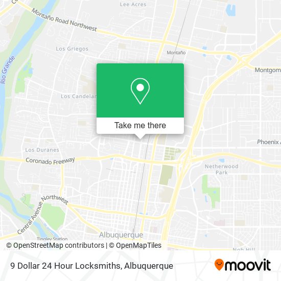 9 Dollar 24 Hour Locksmiths map