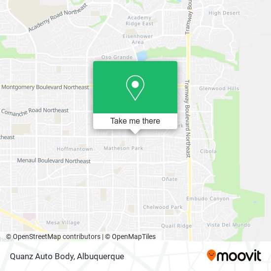 Quanz Auto Body map