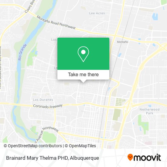 Brainard Mary Thelma PHD map