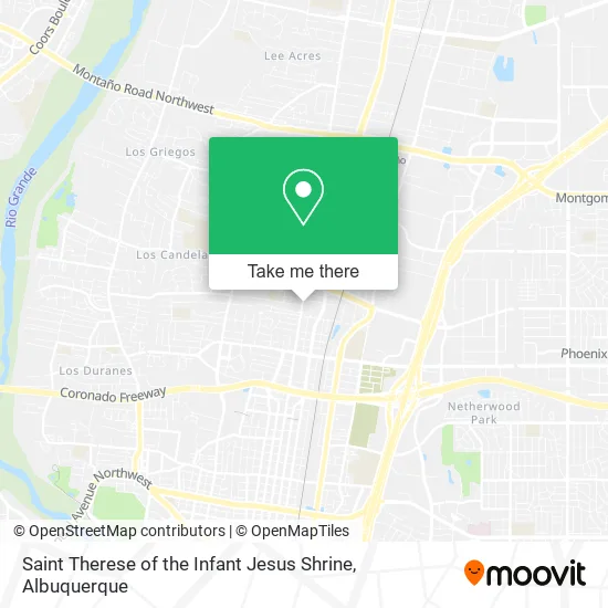 Mapa de Saint Therese of the Infant Jesus Shrine
