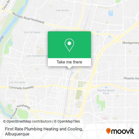 First Rate Plumbing Heating and Cooling map