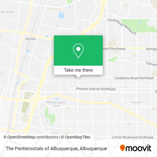 Mapa de The Pentecostals of Albuquerque