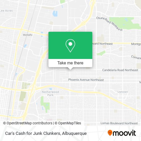 Car's Cash for Junk Clunkers map