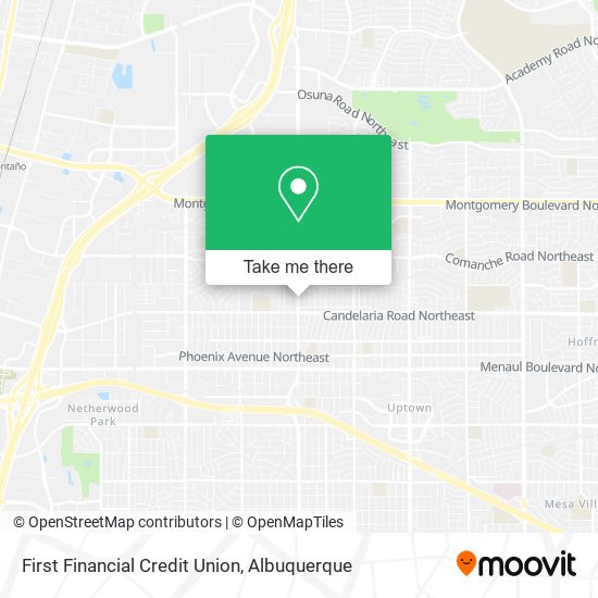 First Financial Credit Union map