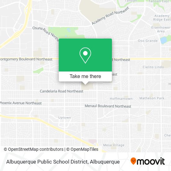 Mapa de Albuquerque Public School District