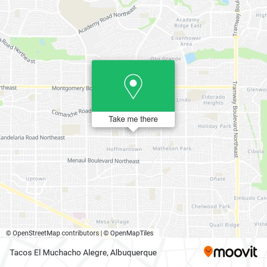 Tacos El Muchacho Alegre map