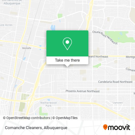 Comanche Cleaners map