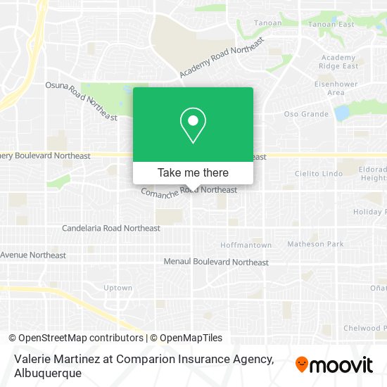 Mapa de Valerie Martinez at Comparion Insurance Agency