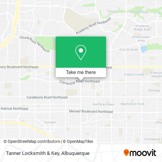 Tanner Locksmith & Key map