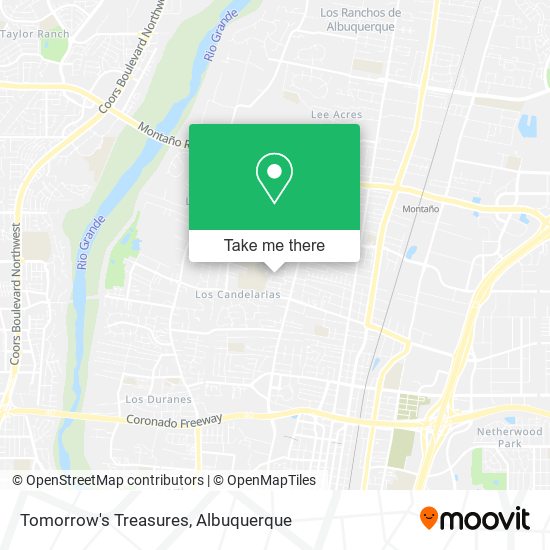 Tomorrow's Treasures map