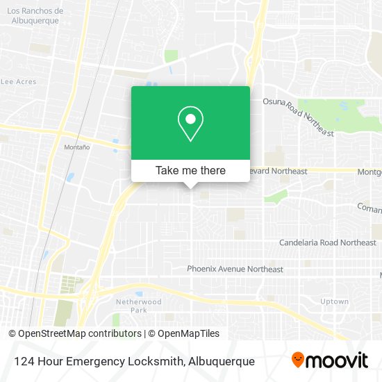 Mapa de 124 Hour Emergency Locksmith
