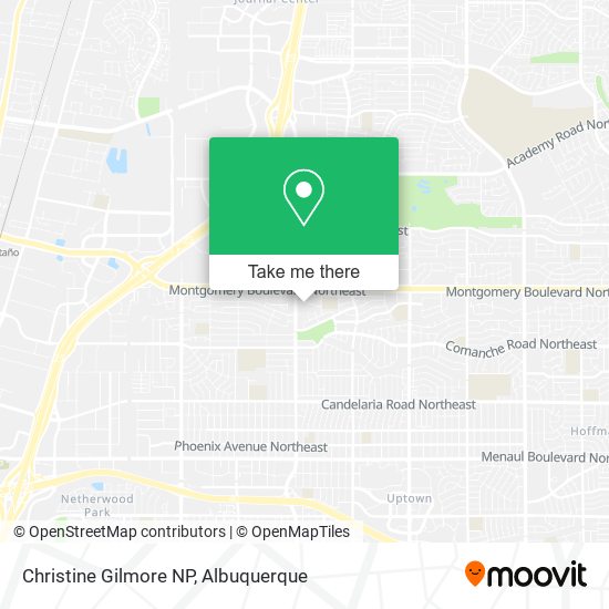 Mapa de Christine Gilmore NP