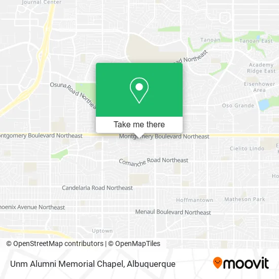 Unm Alumni Memorial Chapel map