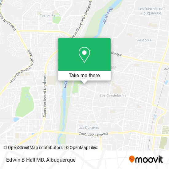 Edwin B Hall MD map