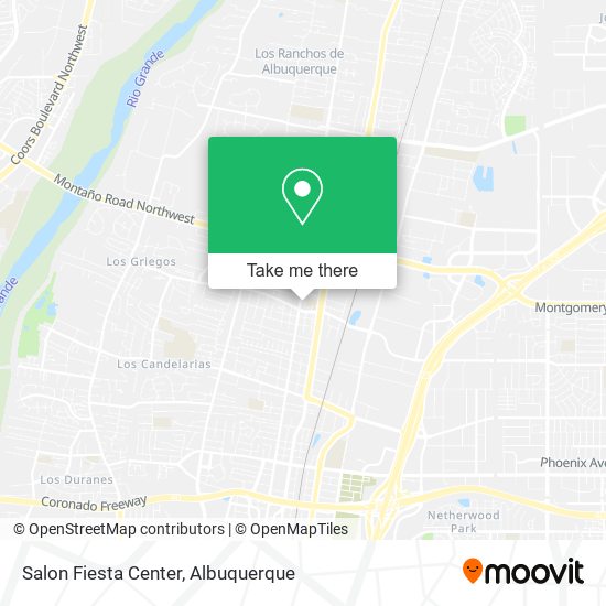 Salon Fiesta Center map