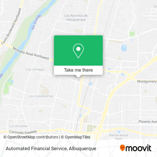 Automated Financial Service map