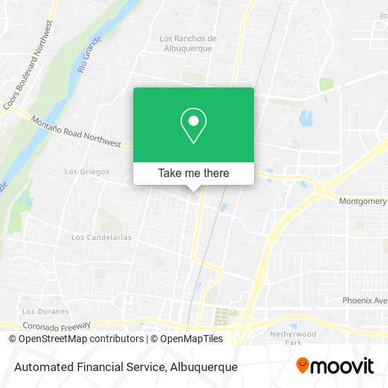 Automated Financial Service map