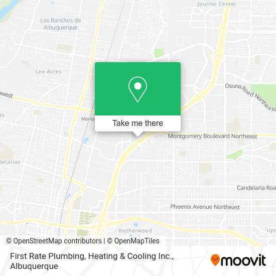 First Rate Plumbing, Heating & Cooling Inc. map