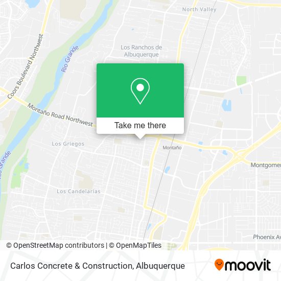 Mapa de Carlos Concrete & Construction