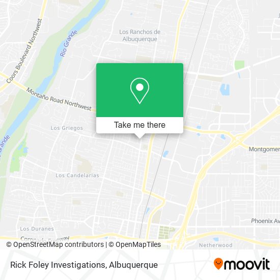 Rick Foley Investigations map