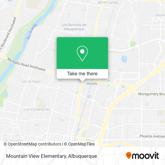 Mapa de Mountain View Elementary