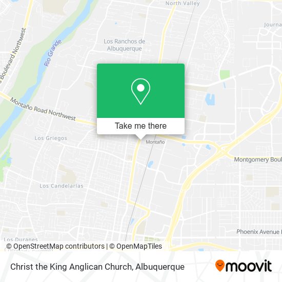 Christ the King Anglican Church map