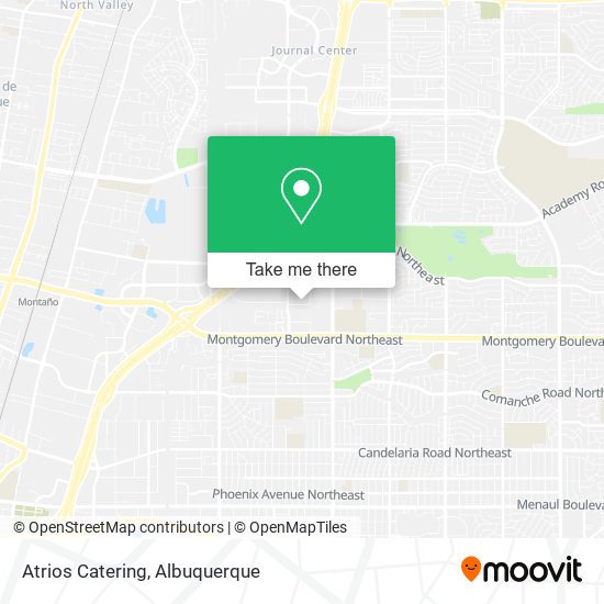 Atrios Catering map
